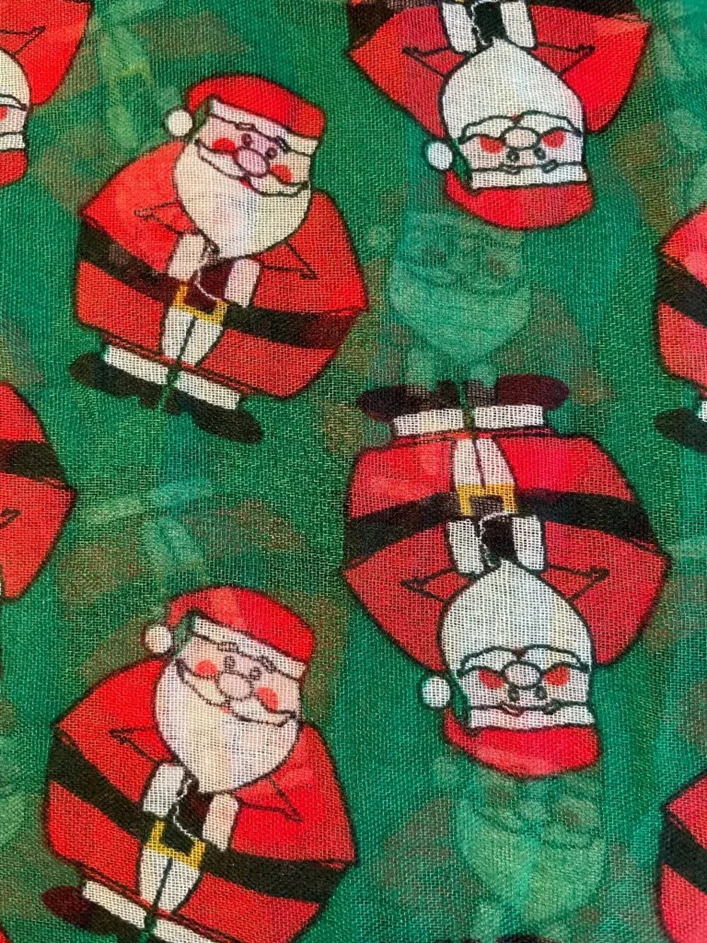 David and Young Santa Christmas Infinity Scarf New without tags